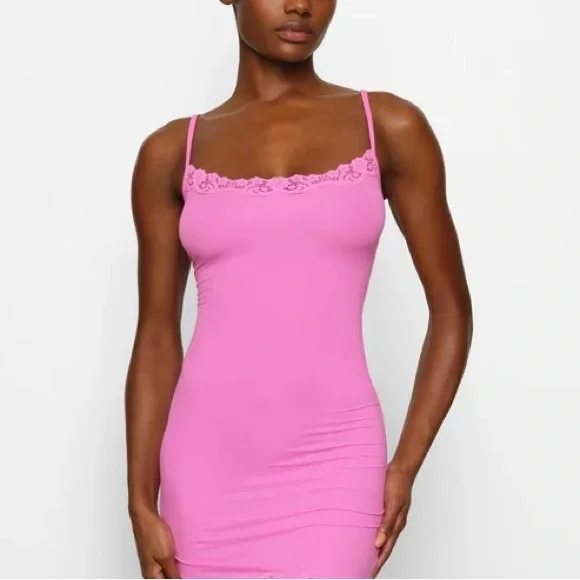 SKIMS Pink Maxi Dress - Picture 5 of 7